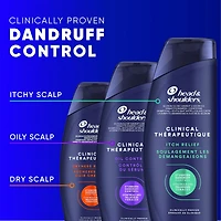 Shampooing 2 en 1 Intensité clinique Sécheresse du cuir chevelu, pour les pellicules tenaces