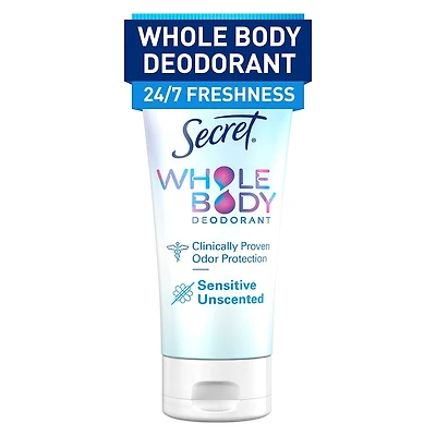 Désodorisant Tout le corps sans aluminium, crème clarté, non parfumé