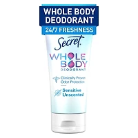 Whole Body Aluminum Free Deodorant Invisible Cream Unscented