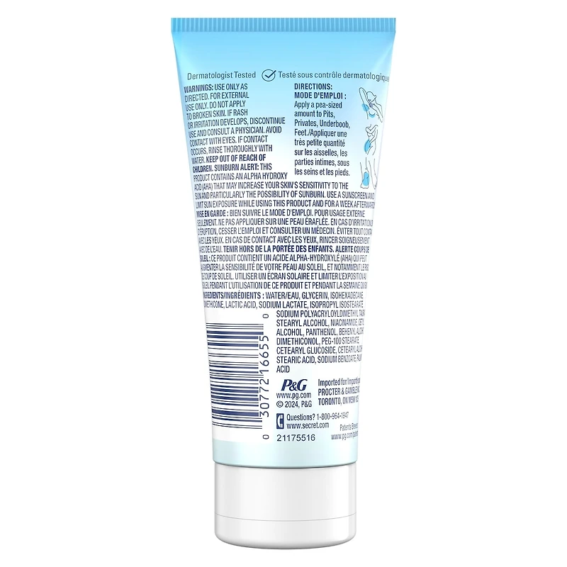 Whole Body Aluminum Free Deodorant Invisible Cream Unscented