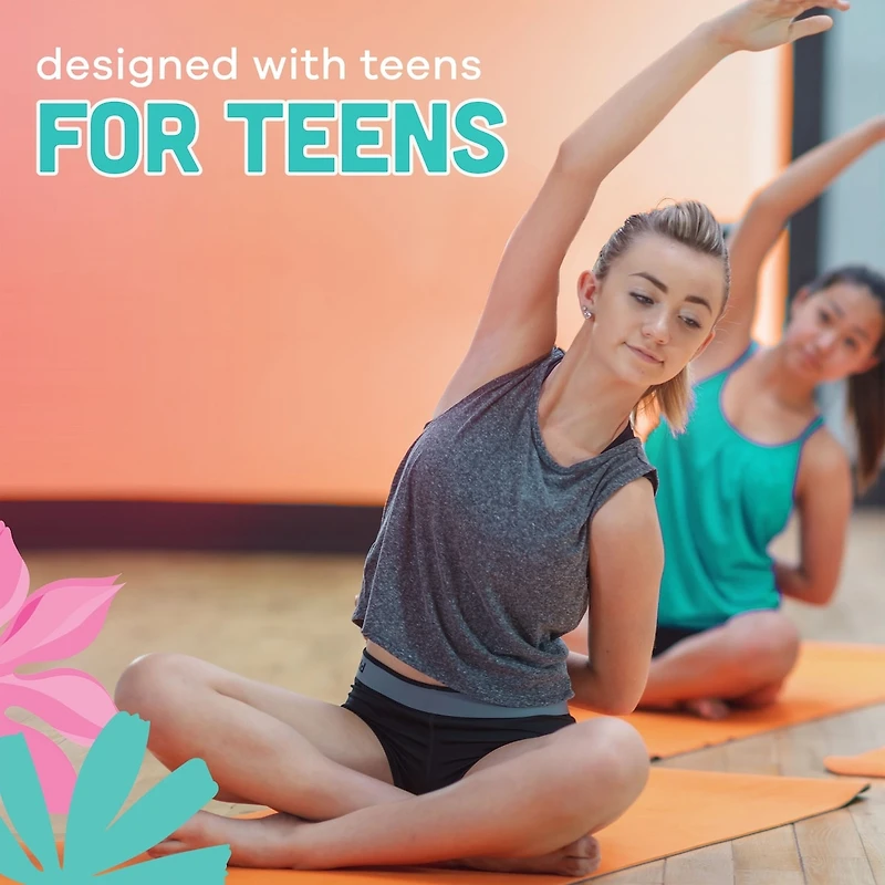 Serviettes Radiant, flux régulier, avec ailes, pour adolescentes, taille 1, non parfumées, 28 serviettes