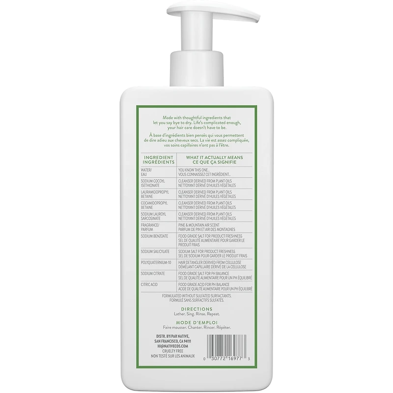 Hair Pine & Mountain Air Moisturizing Shampoo