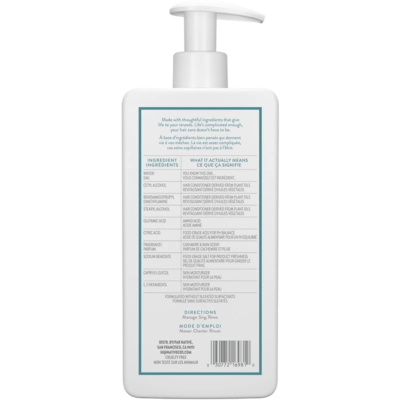 Hair Cashmere & Rain Strenghthening Conditioner