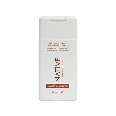 Shampoing hydratant Noix de coco et vanille, format mini, 88 mL