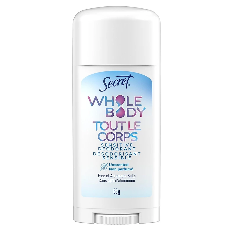 Whole Body Stick Aluminum Free Deodorant for Women Unscented
