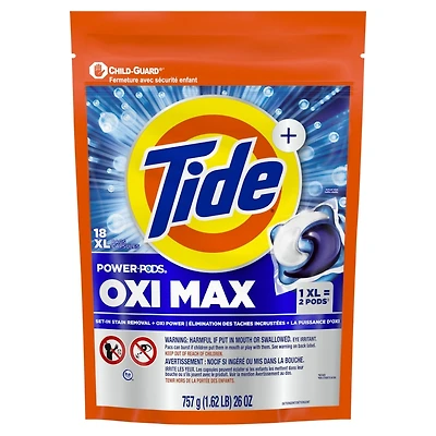 Capsules de détergent à lessive Oxi Max Power PODS