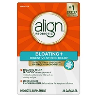 Probiotiques, ballonnements et soulagement du stress digestif, probiotique avec Ashwagandha, probiotique pour la santé intestinale, aide à soulager les symptômes du syndrome du côlon irritable : ballonnements, gaz et inconfort abdominal, 28 Co