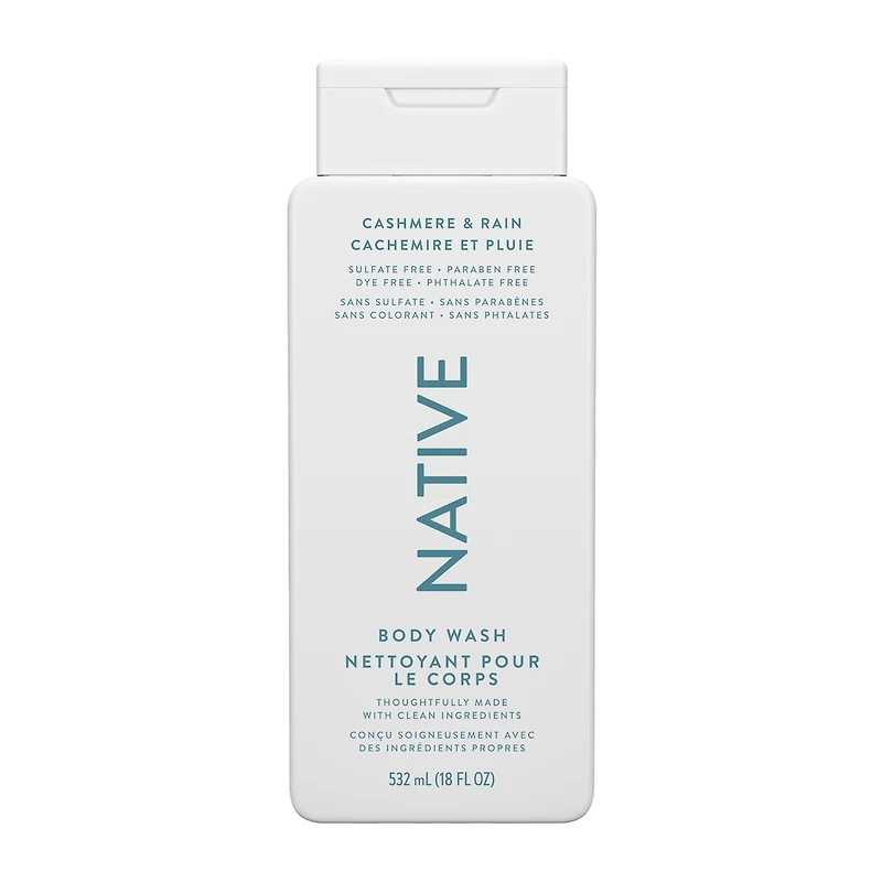 Native Cashmere & Rain Body Wash 18oz