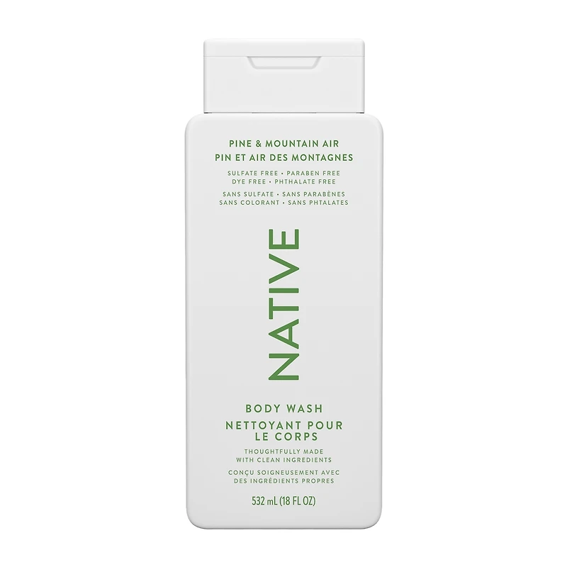 Native Pine & Mountain Air Body Wash 18oz
