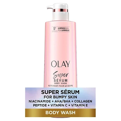 Super Serum Body Wash for Rough & Bumpy Skin, Serum Complex for Luminous Skin
