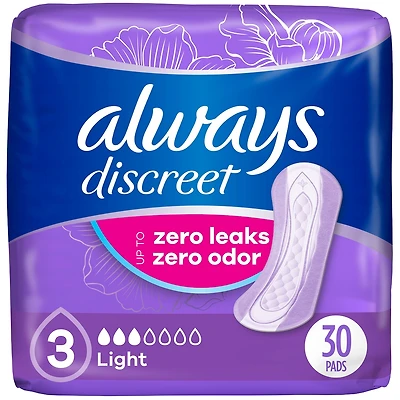 Incontinence Panty Liners for Bladder Leaks, 2, Very Light Absorbency, 48 CT
