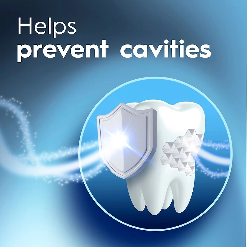 3D White Peroxide Mouthwash/Mouth Rinse, Strengthens Enamel, Whitens Teeth, Prevents Cavities, Alcohol Free, Contains Fluoride, Wintermint Flavor