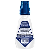 3D White Fresh Whitening Mouthwash/Mouth Rinse, Prevents Surface Stains, Kills Millions of Bad Breath Germs, Alcohol-Free