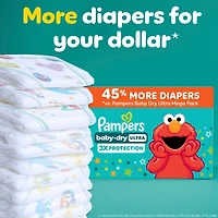 Baby Dry Ultra Diapers, (- lbs), Count