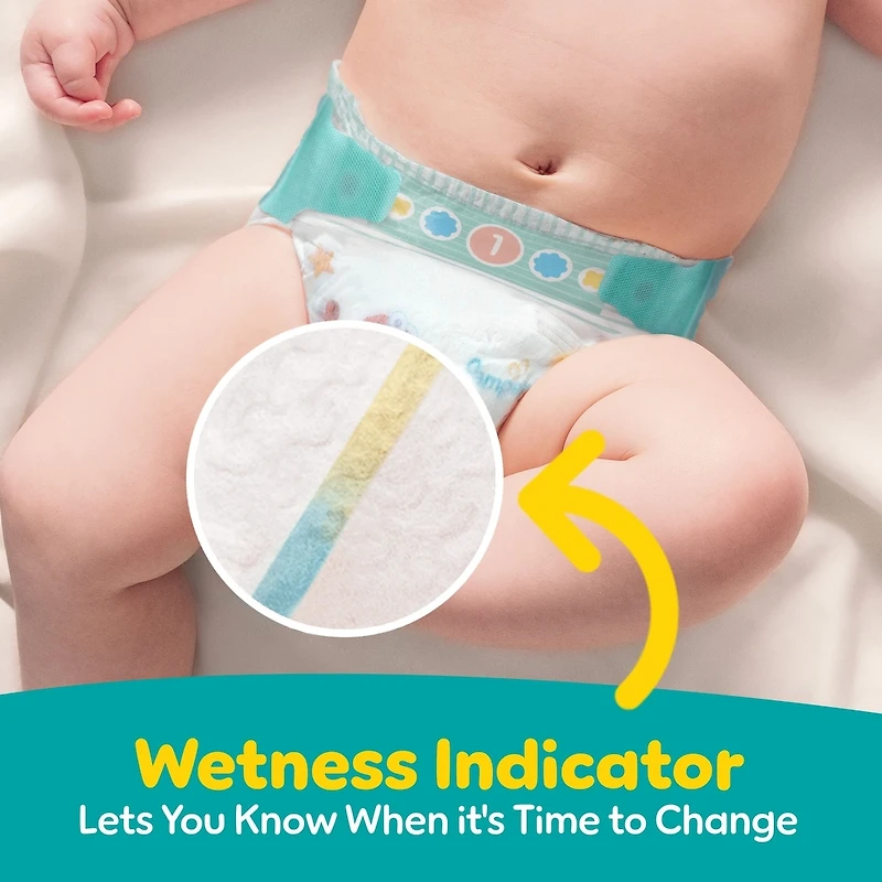 Baby Dry Ultra Diapers, 4 (22-37 lbs), 102 Count, Absorbent Disposable Diapers