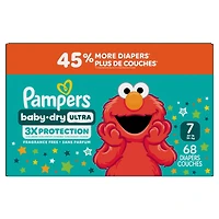 Baby Dry Ultra Diapers, 4 (22-37 lbs), 102 Count, Absorbent Disposable Diapers