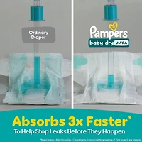 Baby Dry Ultra Diapers, 4 (22-37 lbs), 102 Count, Absorbent Disposable Diapers