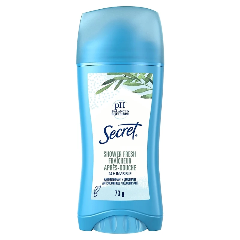 Antisudorifique et désodorisant invisible en bâton Fraîcheur après-douche, 73 g