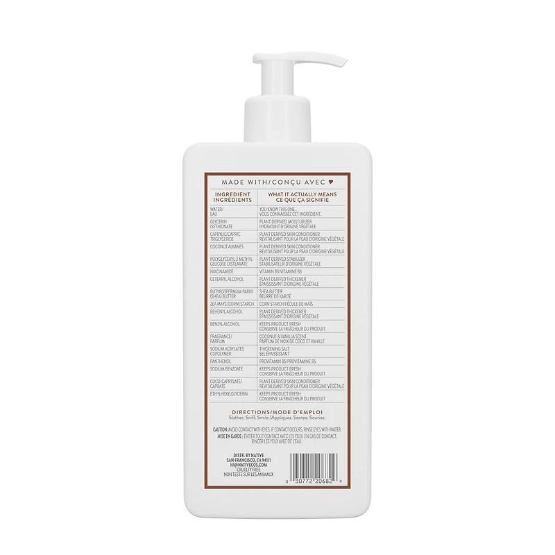 Hand & Body Lotion Coconut & Vanilla