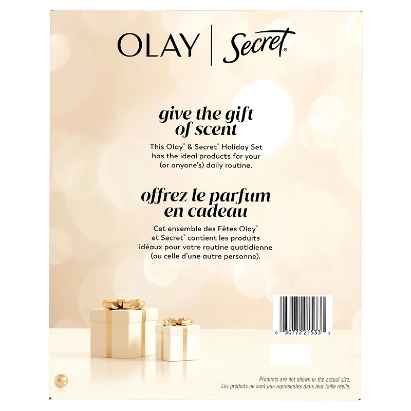 Sparkle and Shine Whole Body Gift Set with Aluminum Free Deodorant, Deodorant Spray, and Body Wash