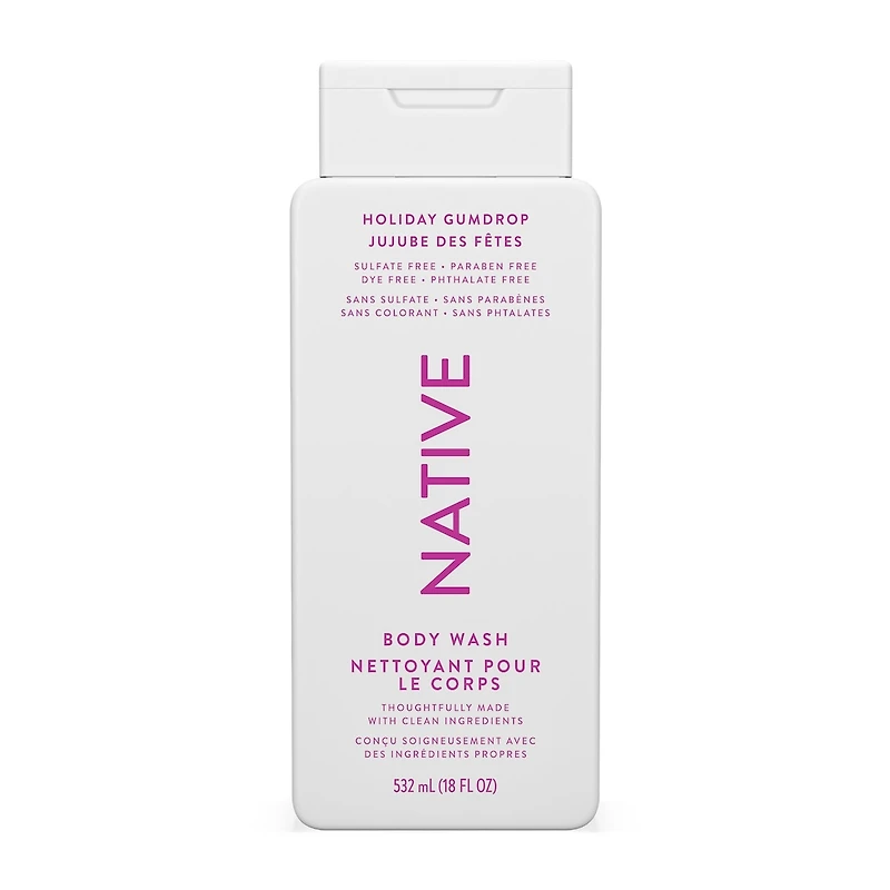 Limited Edition Holiday Gumdrop Body Wash, Sulfate Free, Paraben Free