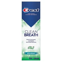 Clean Breath Spearmint Toothpaste – Neutralizes Bad Breath, Antibacterial Protection, Fights Cavities, Freshens Breath, Gently Whitens