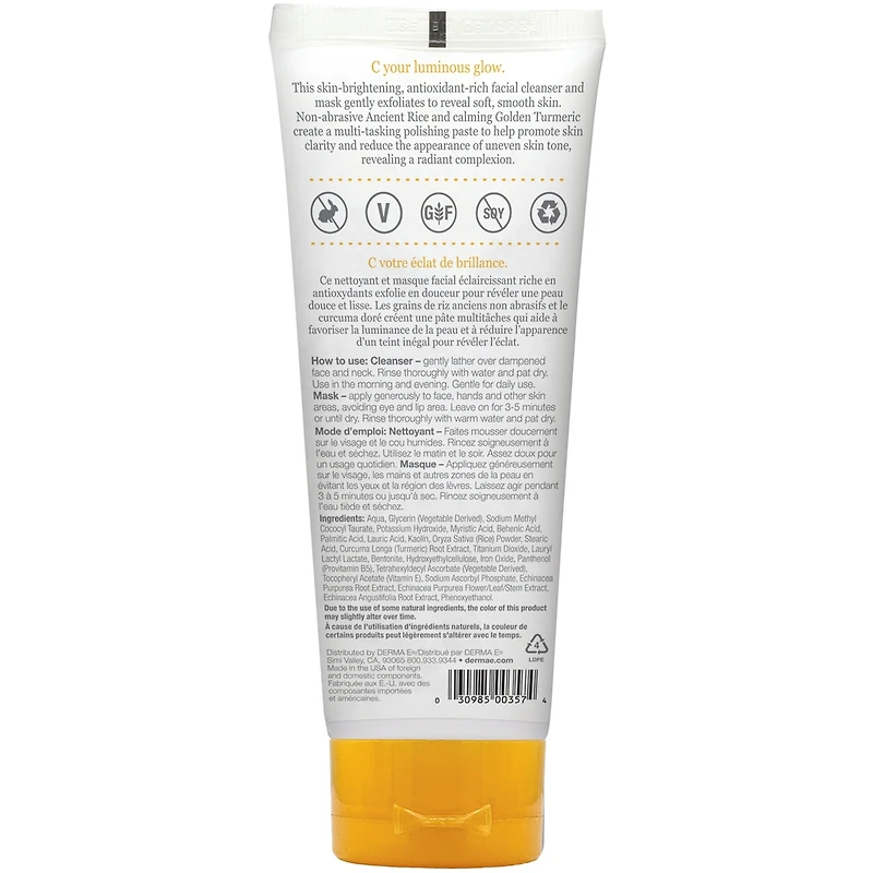DERMA E NETTOYANT FCL DX VIT C
