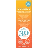 Sun Defense Clear Zinc Oil-Free Sunscreen SPF30 Face