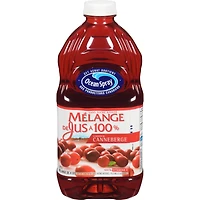 Mélange de jus à 100 % à saveur de canneberge