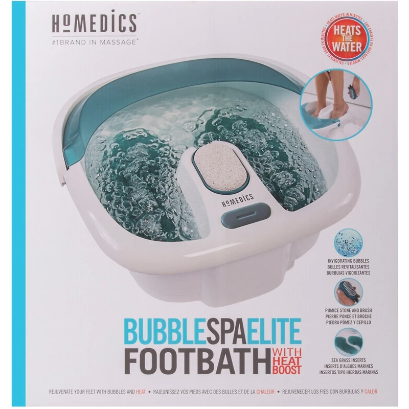 Bain de pieds Bubble Spa Elite avec boost de chaleur