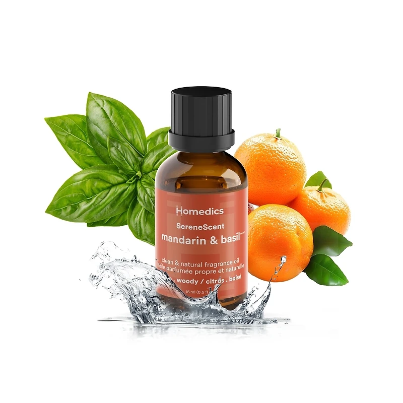 Huile Serenescents Mandarine et Basilic 15ml