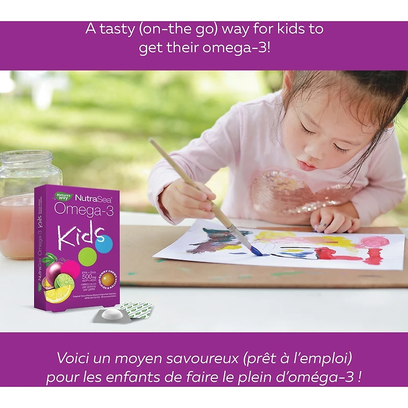 Gélifiés à mâcher NutraSea Oméga-3 pour Enfants