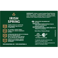 Irish Spring Original Clean Pain de Savon Désodorisant pour Hommes, 104.7 g