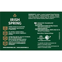 Irish Spring Original Clean Deodorant Bar Soap for Men, 104.7 g, 6 Pack