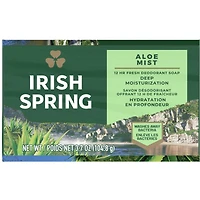 Irish Spring Aloe Mist Pain de Savon Désodorisant pour Hommes, 104.7 g