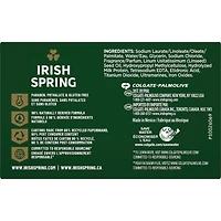 Irish Spring Moisture Blast Deodorant Bar Soap for Men, 104.7 g, 6 Pack