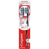 Colgate 360 Optic White Advanced Soft Adult Manual Toothbrush, 2pk