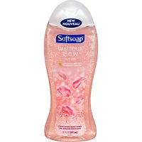 Le Gel Douche Exfoliant Softsoap, Lustrous Glow Rose and Vanilla, 591 mL