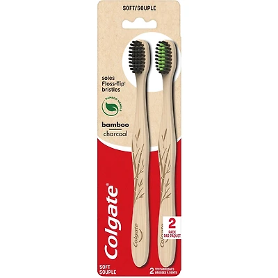 Brosse à dents souple Colgate Bamboo Charcoal
