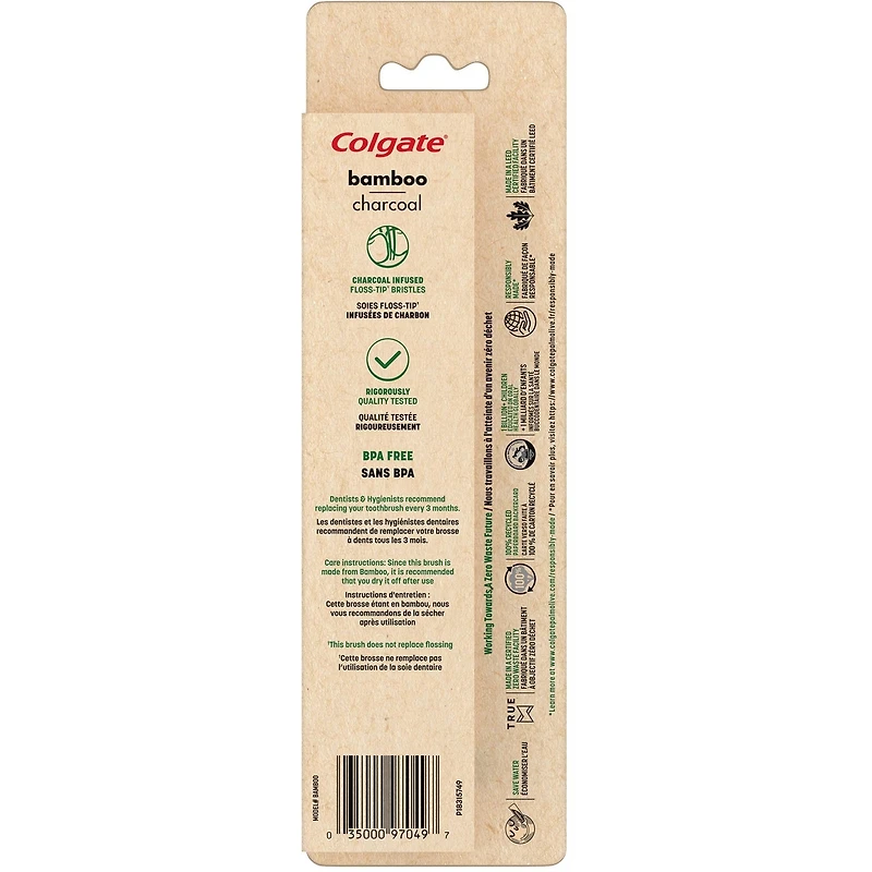 Bamboo Charcoal Manual Toothbrush