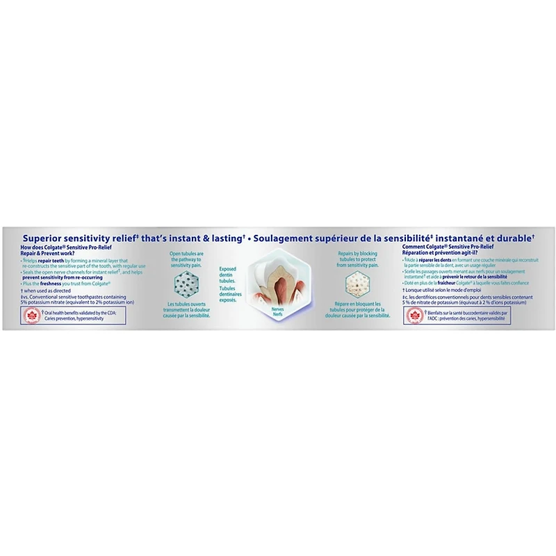 Dentifrice Sensitive Pro-Relief Réparation et Prévention