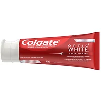Colgate Optic White Stain Fighter Teeth Whitening Toothpaste, Clean Mint Paste  90 mL