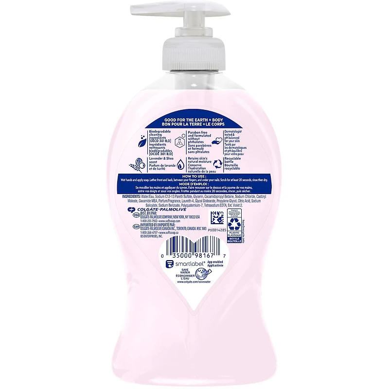 Softsoap Deeply Moisturizing Liquid Hand Soap, Lavender & Shea Butter - 332 ML