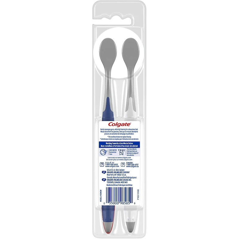Colgate Renewal Manual Toothbrush - 2pk