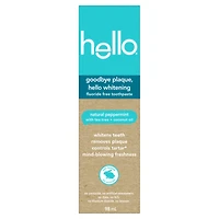 Dentifrice sans fluorure Adieu la plaque, bonjour blanchiment