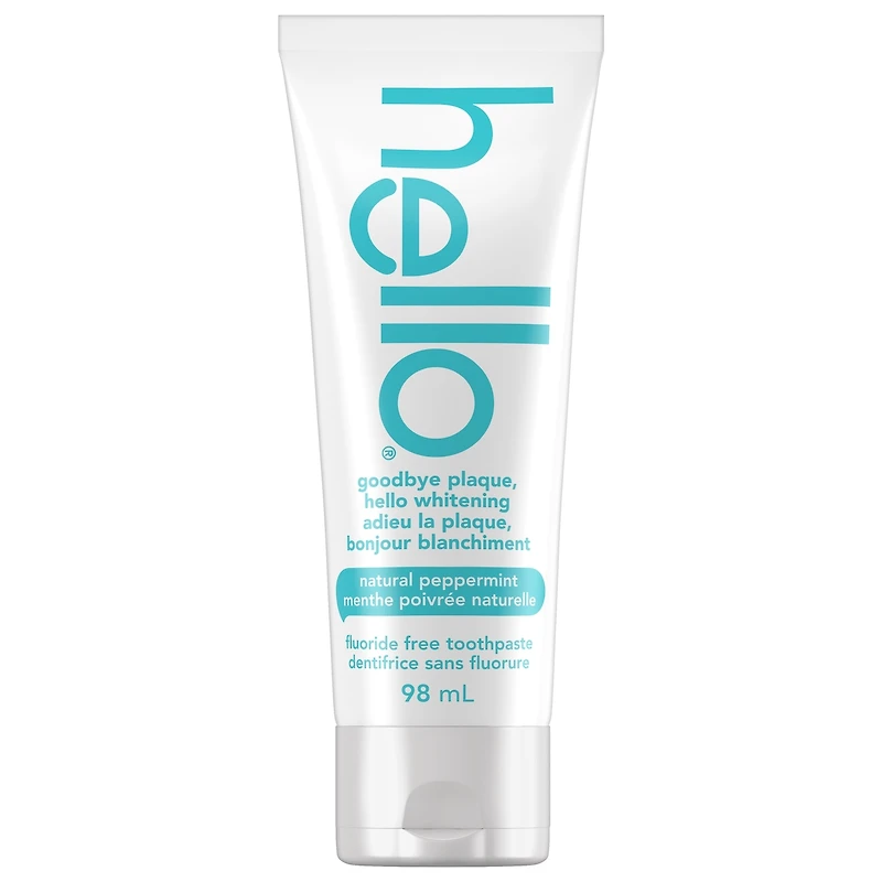 Goodbye Plaque, Hello Whitening Fluoride Free Toothpaste