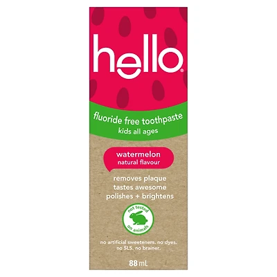 Fresh Watermelon Fluoride Free Kids Toothpaste