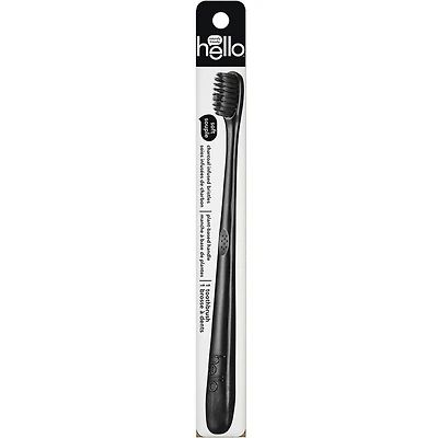 Hello Charcoal Manual Toothbrush - 1pk