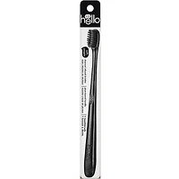 Brosse à dents manuelle Hello avec charbon - paquet de 1