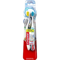 Brosse à dents pour enfants Colgate My First, brosses à dents extra souples pour bébés, paquet de 2